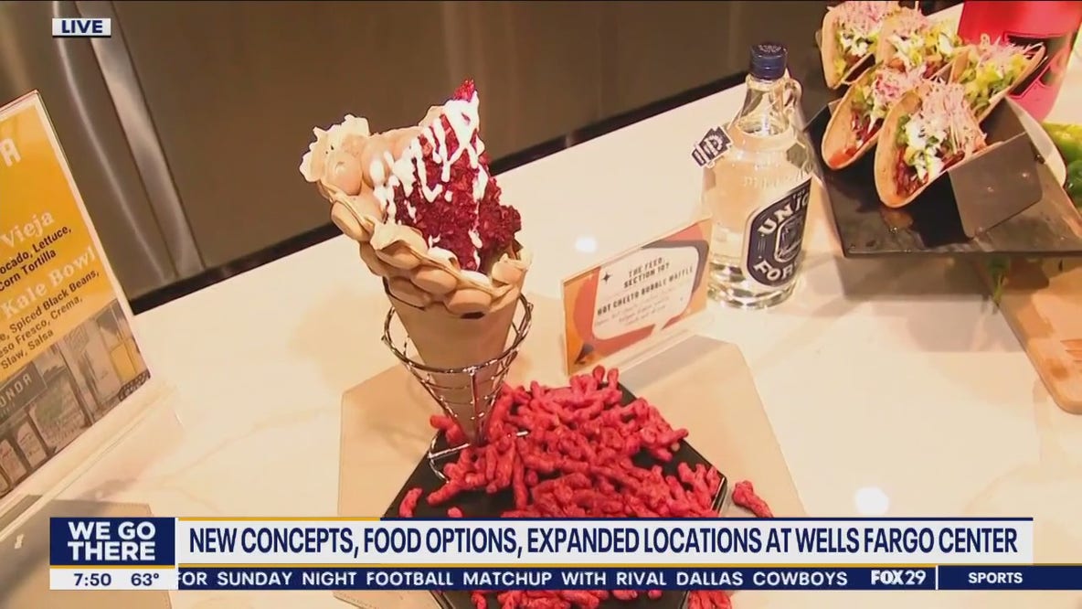 Wells Fargo Center debuts new concepts, expanded food options ahead of Flyers' home opener